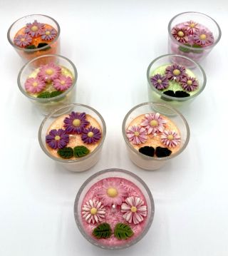 Svíčky z přírodního krystalického palmového vosku...